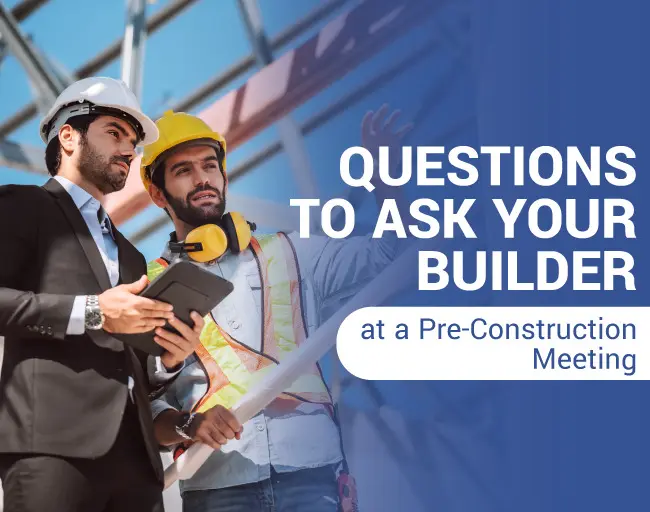 image of text questions to ask your builder
